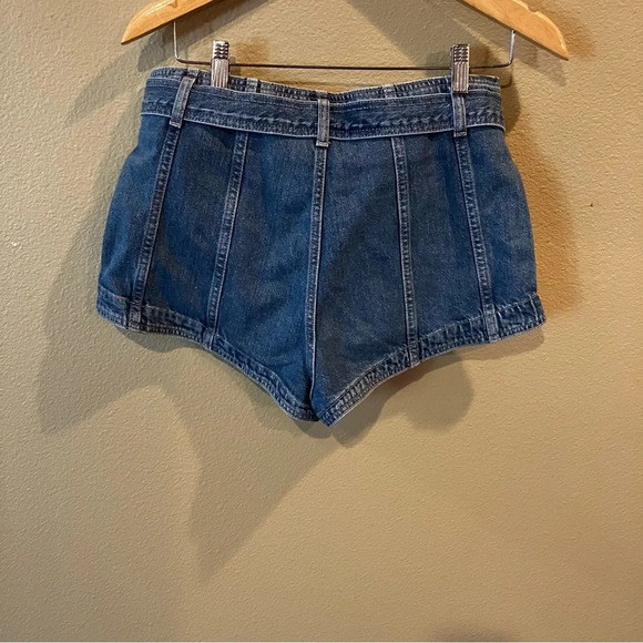 NWT All Saints Frankie Denim Shorts, size 28, Short Shorts Western 70’s Cowgirl - Picture 3 of 9